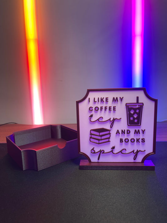 Coffee Icy- book shelf decor