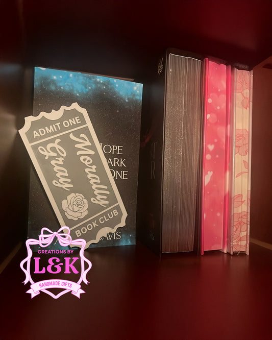 Smutty Book Club Ticket Bookmark