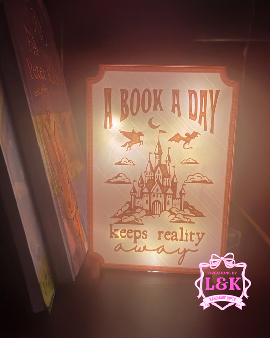 Book a Day- book shelf decor