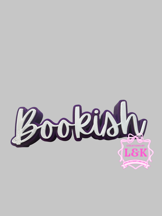 Bookish - Shelf sitting word